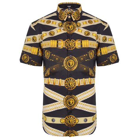 Versus Versace Versus Versace Luxury Lion Belt Print Shirt